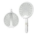 thumbnail image 1 of Nkmbld Electric Handheld Bug Zapper, Indoor/Outdoor Electric Fly Swatter Racket for Flies Insect Killer Trap Home Office Camping Patio, White, 1 of 7