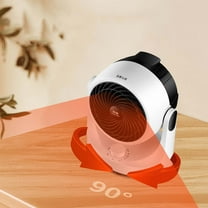 Nkmbld Electric Heater for Office, Household Bathroom Foot Warmer Office Mini Energy Saving Vertical Heater with Adjustable Thermostat and Overheat Protection