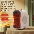 thumbnail image 1 of Nkmbld Electric Space Heater, Desktop Heater Portable Heater Fan for Office with Adjustable Thermostat and Overheat Protection, Green, 1 of 8