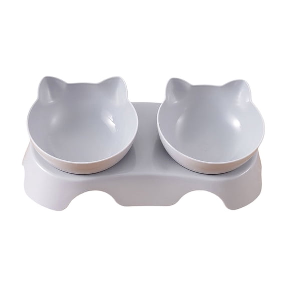 Nkmbld Elevated Dog Bowls, Two in One Pet Water and Food Bowl Set Wide Mouth Non-Slip Pet Feeder Bowls for Small Medium Large Size Dogs,Cats