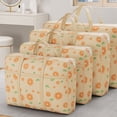 thumbnail image 1 of Nkmbld Extra Large Storage Bags with Reinforced Carrying Handles Oversized Clothing Quilt Storage Bag Moving Packing Bag Thickened Double Zipper, Yellow, 1 of 8