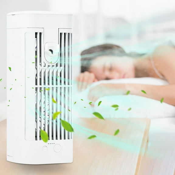 Nkmbld Fan for Bedroom Conditioning Household Spray Refrigeration Small Conditioning Indoor Water Fan Night Light Fan