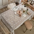 thumbnail image 1 of Nkmbld Farmhouse Table Cover Rustics Coffee Table Cloth Lace Tablecloth White Embroidery Cake Photography Background Embroidery Props Cloth, 1 of 8