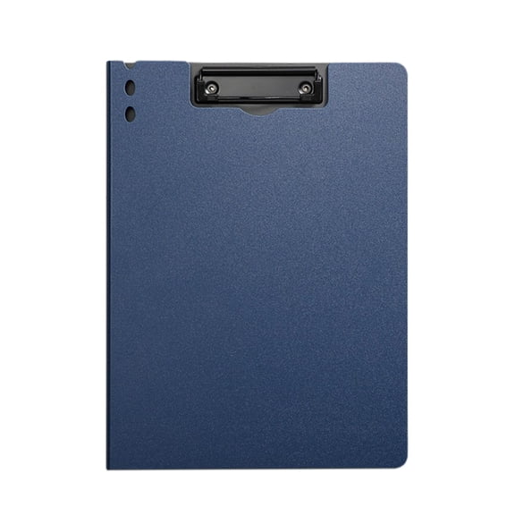 Nkmbld File Folders Board Office Supplies Thickened Writing Board Color Clip Folder for Letter A4 Files and More, Blue