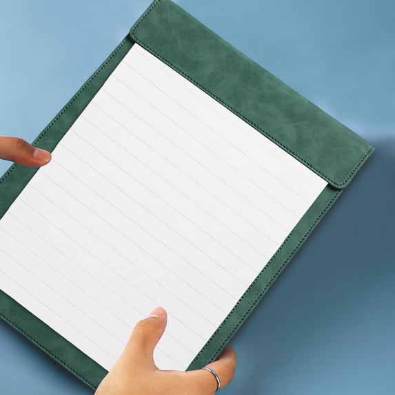 Nkmbld File Folders Letter Size, Magnetic File Folder Office Writing Pad A4 Letter Size Notepad for Desk Organization Document Holders Memo Board, Green