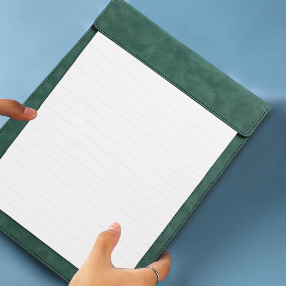 Nkmbld File Folders Letter Size, Magnetic File Folder Office Writing Pad A4 Letter Size Notepad for Desk Organization Document Holders Memo Board, Green