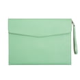 thumbnail image 1 of Nkmbld File Folders Letter Size, Waterproof Leather Case Folder Document Case Bag Pouch File Bag Document Storage Document Holders with Removable Hand Strap, Green, 1 of 8