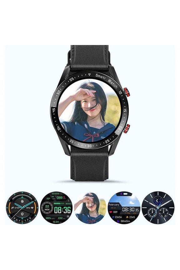 Fitness Watches for Men Bluetooth Call Smartwatch Stainless Steel Strap Watch, Large Screen and Exceptional Extended Battery Life, Multicolor