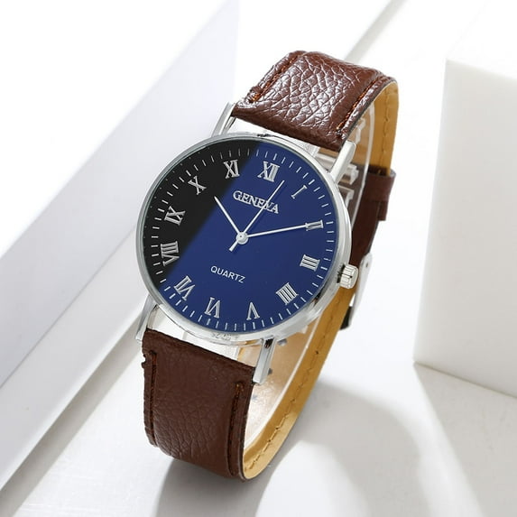 Nkmbld Fitness Watches for Men Quartz Watches Classic Men's Wrist Watch, Multicolor