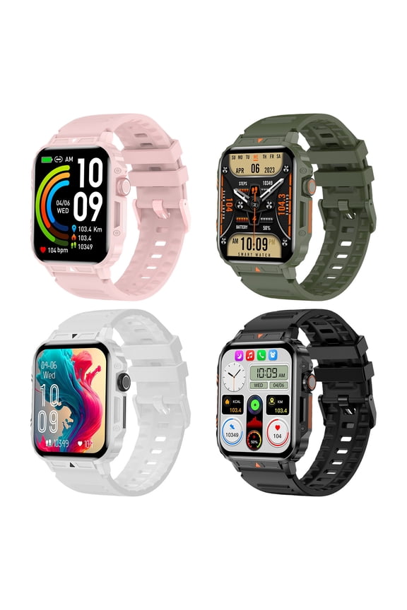 Fitness Watches for Men Watch Bluetooth Call Offline Payment Watch, Large Screen and Exceptional Extended Battery Life, Black