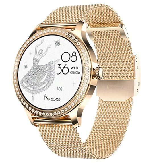 Nkmbld Fitness Watches for Women Watch Full Screen Watches for Android IOS Phones Fitness Watch, Multicolor