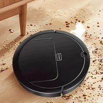 Nkmbld Floor Sweeping Robot Three in One Intelligent Sweeping Robot Vacuum Cleaner Rechargeable, Ideal for Hard Floor, Pet Hair and Low Pile Carpet, Black