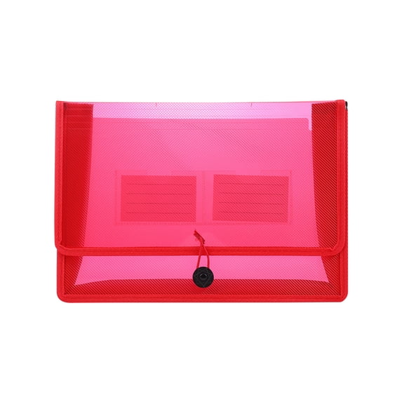 Nkmbld Folders for Documents Colored Waterproof File Folder, Portable Home Travel Safe Storage for Letter A4 Files and More