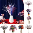 thumbnail image 1 of Nkmbld Fourth of July Decorations Patriotic Picks Red White Blue Berry Stems Memorial Independent Day Labor Decor for Home Vase Table Centerpieces, 1 of 8