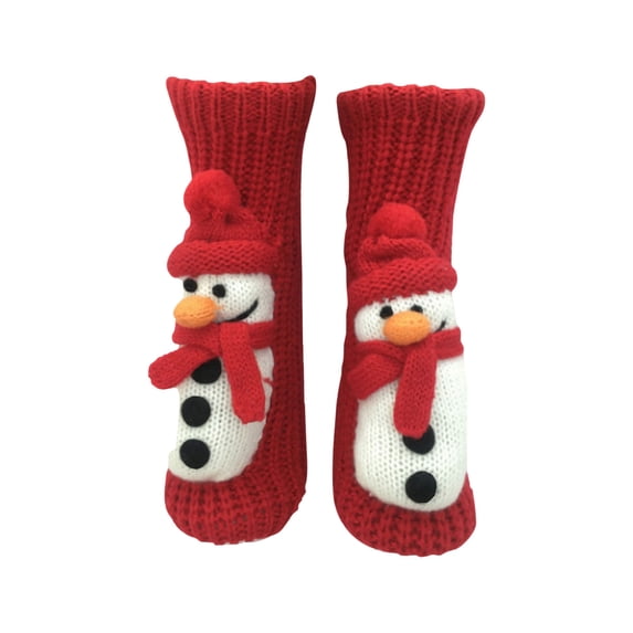 Nkmbld Funny Christmas Fuzzy Socks for Women, Colorful Warm Fluffy Socks New Year Gifts Winter Thermal Cozy Coral Fleece Xmas Knit Socks for Indoor