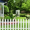 thumbnail image 1 of Nkmbld Garden Fence, Decorative Mini Picket Fence for Small Flower Path Tree Yard Pet Barrier, Lightweight Decorative Landscape Edging Panels, 1 of 8