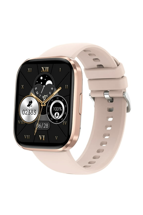 HD Rugged Smart Sports Watch Bluetooth Call and Information Synchronization, Sleep Monitoring Step Counting Calorie Consumption Large Screen Watch, Gold