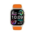 thumbnail image 1 of Nkmbld HD Rugged Smart Sports Watch Bracelet Advanced Bluetooth Calling and Extra Long Battery Life Customised Dials with Multiple Patterns, Orange, 1 of 7