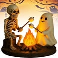 thumbnail image 1 of Nkmbld Halloween Decorations Skeleton and Ghost Bonfire Night Light for Living Room, Garden, Kitchen Tabletop Centerpiece Decor, 1 of 8