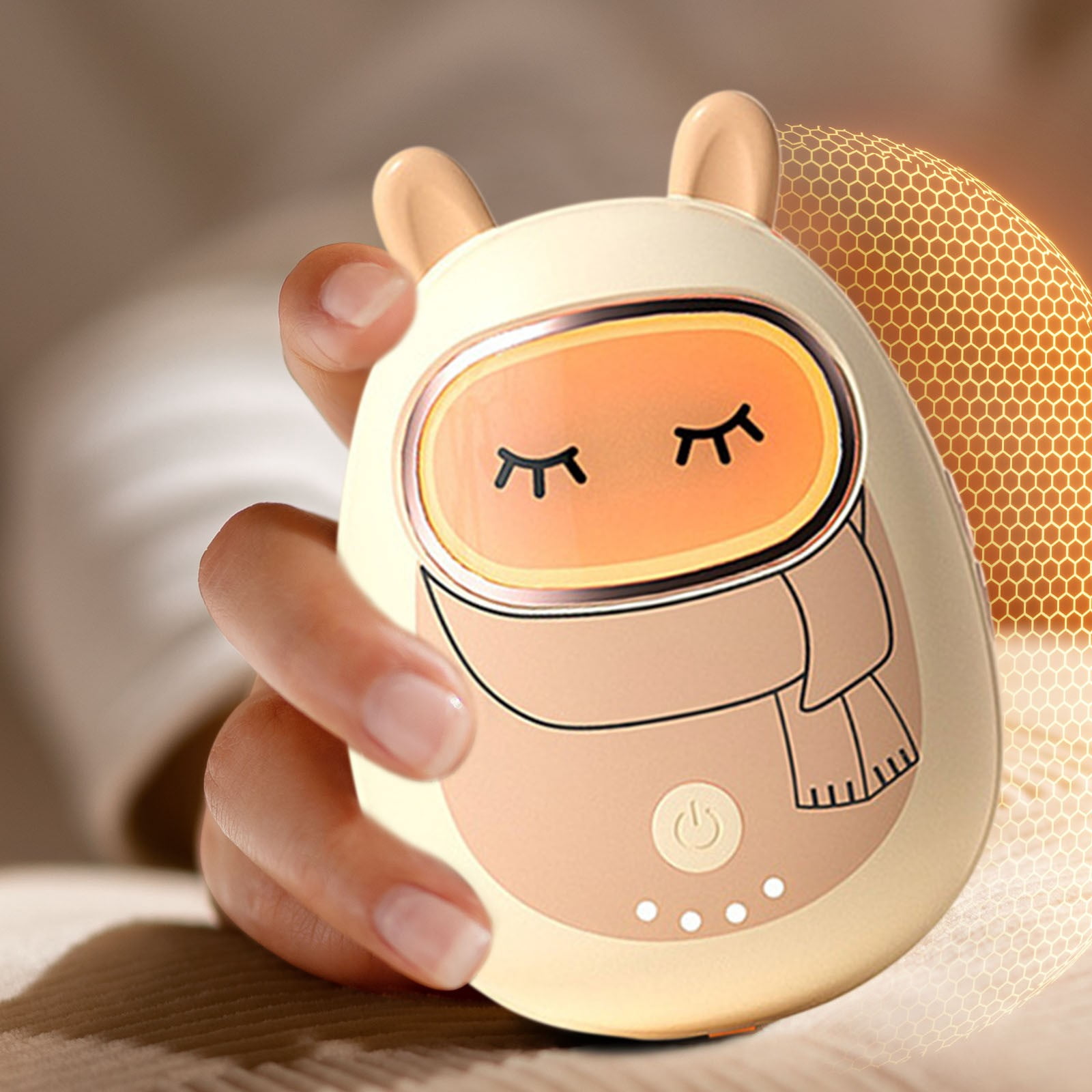 Rechargeable Plush Hand Warmer — Portable 3-Heat Pocket Heater - Image 2