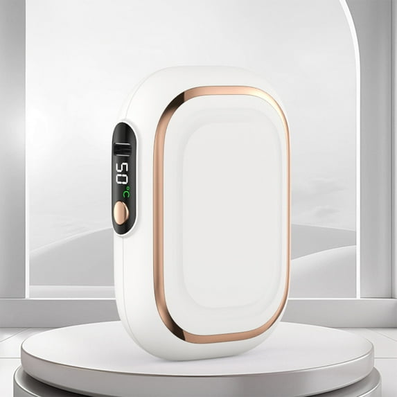 Nkmbld Hand Warmers Rechargeable, Portable Pocket Heater,24Hrs Long Safe Heat,Outdoor, Travel, Golf, Hunting, Camping,Gifts for Men Women, White