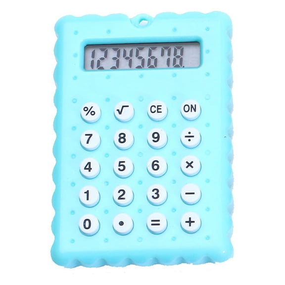 Nkmbld Handheld Calculators Portable Multifunctional Calculator, Basic Standard Calculators Small Digital Desktop Calculator, Green
