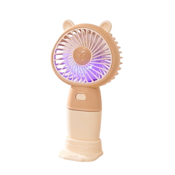 Nkmbld Handheld Fan, Lightweight Usb Rechargeable Handheld Fan Portable Outdoor Small Fan for Travel Outdoor Camping Beach Makeup