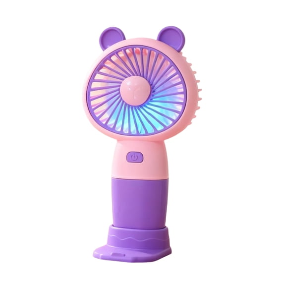 Nkmbld Handheld Mini Fan, Lightweight Usb Rechargeable Handheld Fan Portable Outdoor Small Fan for Travel Outdoor Camping Beach Makeup