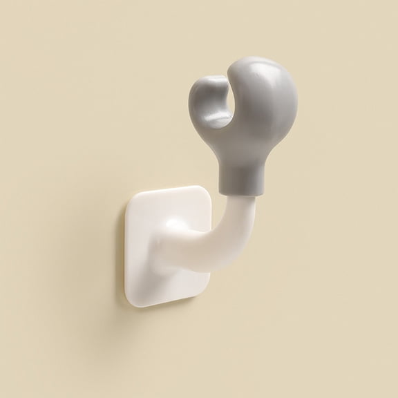 Nkmbld Heavy Duty Adhesive Hooks, Cute Small Hand Removable Adhesive Wall Hooks for Keys, Bathroom, Kitchen, Door, Home Improvement, White