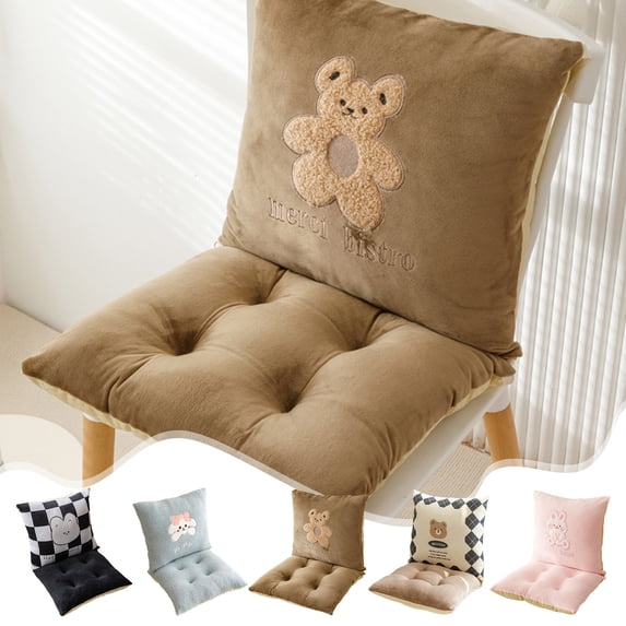 Nkmbld High Back Chair Cushion Indoor and Outdoor, High Density Foam Comfortable Chair Pad, Durable Non-Slip Bottom Rocking Chair Cushions for Home Office, Brown
