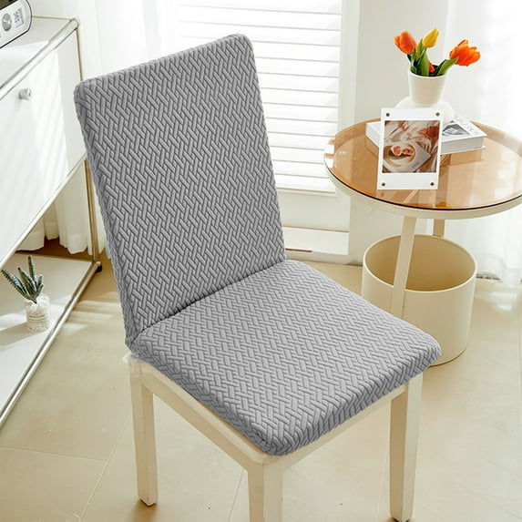 Nkmbld High Back Chair Cushion Seat Pads, Fourseasons Universals Chair Cover Seat Cushion Integrated Home Restaurant Chair Cushion Backrest Cushion, Gray