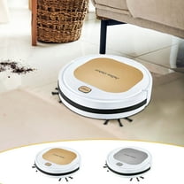 Nkmbld Household Charging Vacuum Cleaner, Cleaning Machine Intelligent Three in One Sweeping Machine, Gold