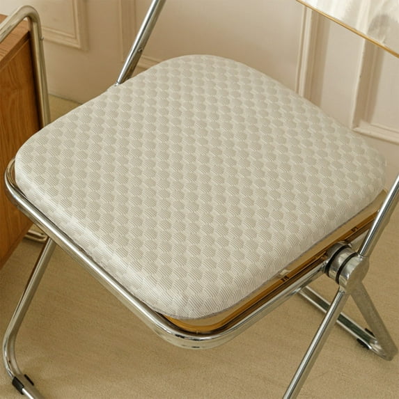 Nkmbld Indoor Chair Cushions for Dining Chairs, Waterproof and Fade Resistant Seat Cushion for Patio Furniture Chair Pads, Home Decor, Gray