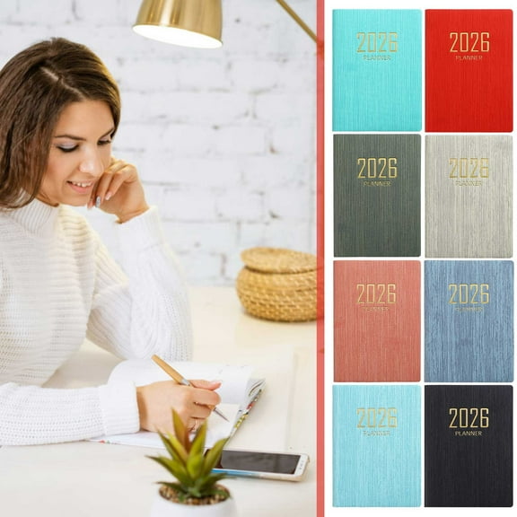 Nkmbld Journal Notebooks A7 Mini Notebook Organizer Planner Daily Planner Notebook for Work, Travel, Bible, and Meeting