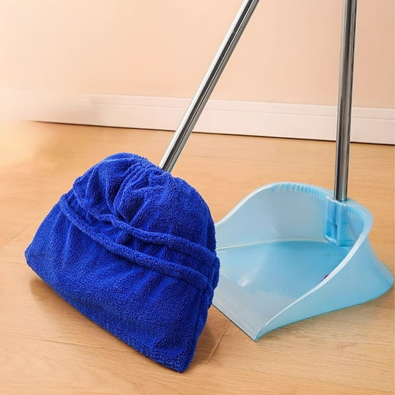 Nkmbld Kitchen Broom Multifunctional Lazy Brooms Cover Cloth Thickened Super Absorbent Mop and Sweep Replacement Cloth Cover Mop Cover Cleaning Dirt Cover, Blue