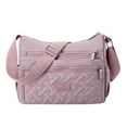 thumbnail image 1 of Nkmbld Large Capacity Crossbody Bag for Women, Multi Pocket Chest Bag Daypack Crossbody Bag for Travel Sport Running Hiking, Purple, 1 of 8