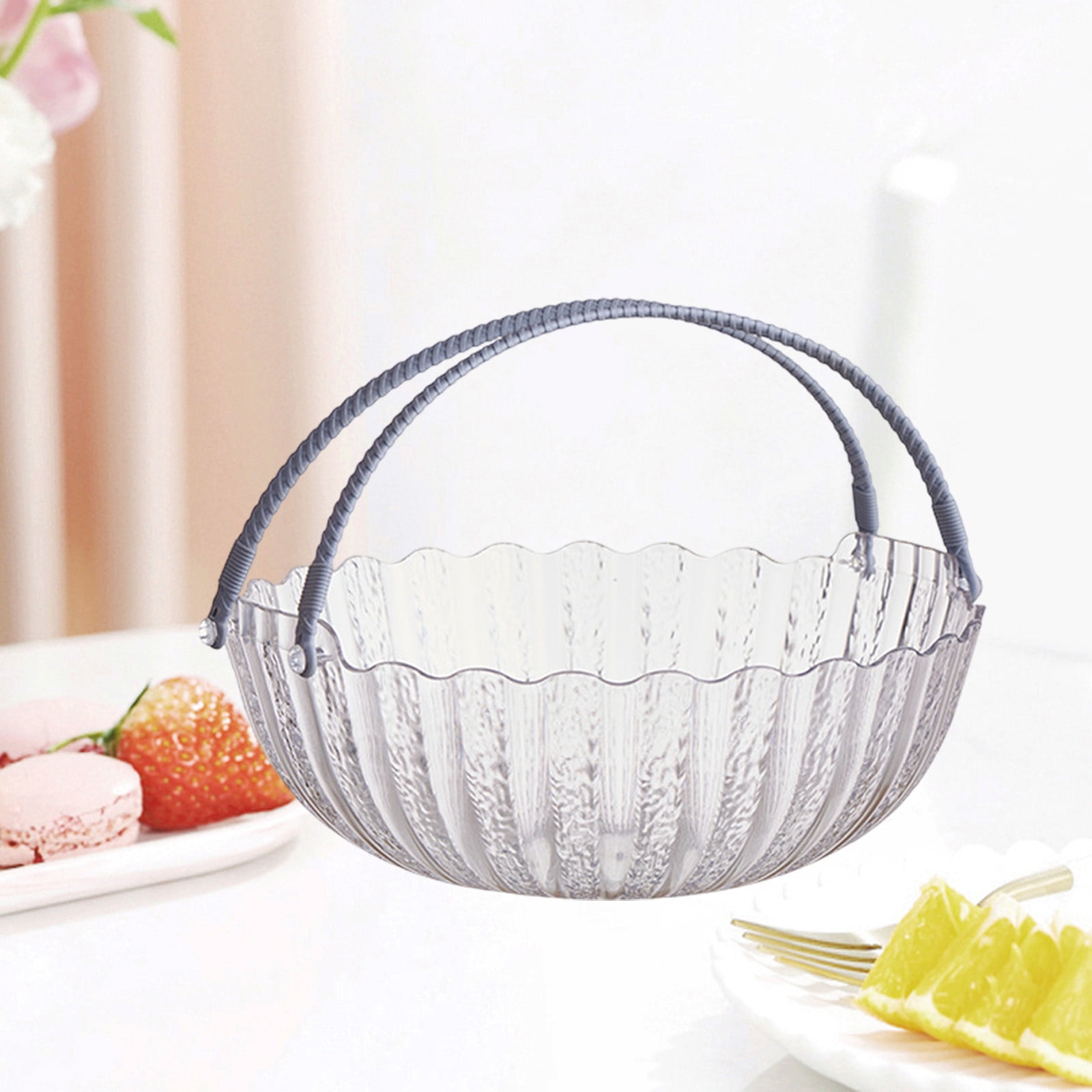 Nkmbld Large Capacity Dessert Plate Household Candy Snack Tray Multi-Colour  Living Room Coffee Table Fruit Tray for Wedding, Outdoor Receptions, ..., image size:1600x1600