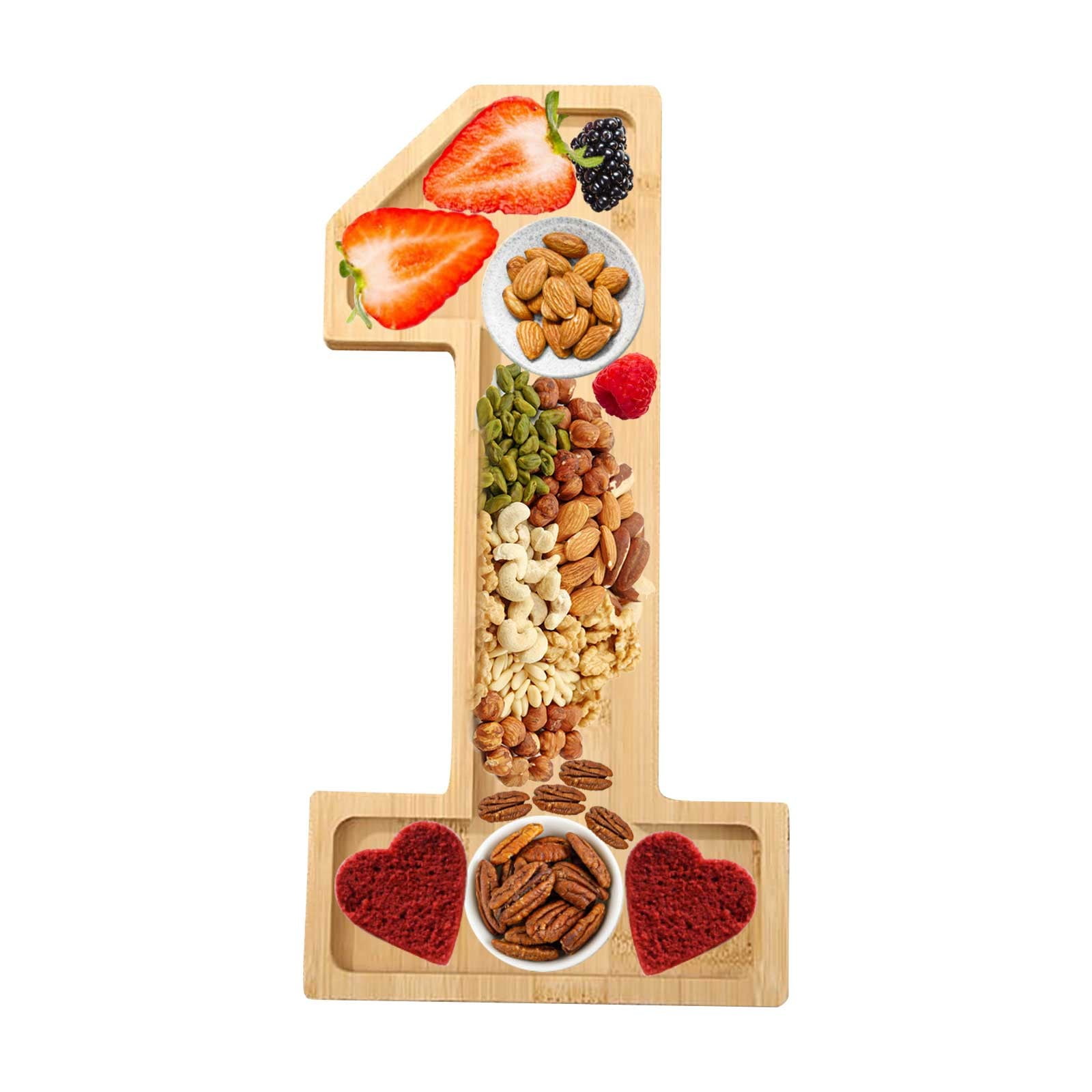 Nkmbld Large Capacity Dessert Plate Number Tray Fruit Cheese Platter  Vegetable Food Tray for Wedding, Outdoor Receptions, Banquets, Holiday  Dining, Multicolor - Walmart.com, image size:1600x1600