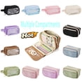 thumbnail image 1 of Nkmbld Large Capacity Pencil Case, Soft Pencil Pouch with Zipper, Multiple Pockets, Large Pencil Bag with 4 Compartments, Cute Pencil Case Pouch Organizer, 1 of 9