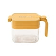 thumbnail image 1 of Nkmbld Large Capacity Spice Storage Containers Kitchen Transparent Seasoning Jar Sealed Proof Quantitative Condiment Jar for Keeping Sugar,Salts,Pepper Powder, Yellow, 1 of 7