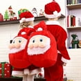 thumbnail image 1 of Nkmbld Large Christmas Gift Bags, Santa Claus Gift Bags Velvet Smile Old Man Christmas Decoration Backpack Bags, 1 of 6