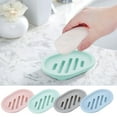 thumbnail image 1 of Nkmbld Leakproof Soap Container with Lid, Soap Box Macaron Color Bathroom Supplies Soap Dish for Traveling, Camping, Gym, Bathroom, Gray, 1 of 8