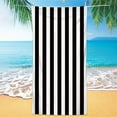 thumbnail image 1 of Nkmbld Lightweight Beach Towel, Oversized Stripe Pool Towels Sand Free Quick Dry Super Absorbent Beach Blanket for Swimming Pool Yoga Gym Travel Vacation, 1 of 8