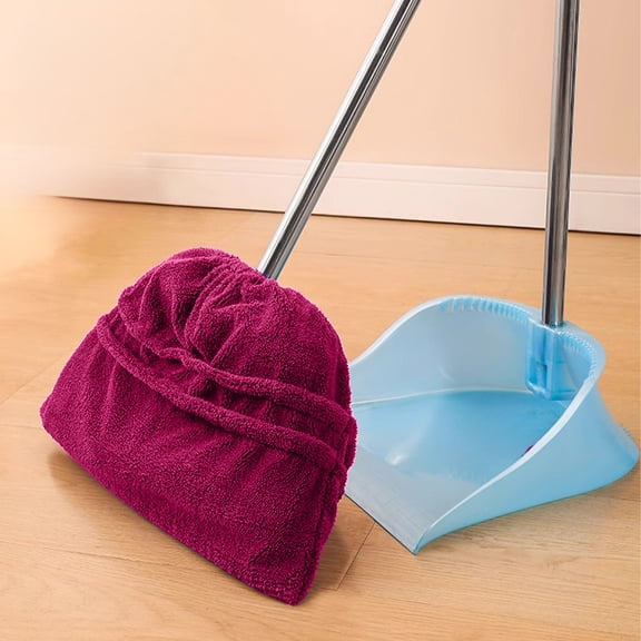 Nkmbld Lightweight Sweeping Set Multifunctional Lazy Brooms Cover Cloth Thickened Super Absorbent Mop and Sweep Replacement Cloth Cover Mop Cover Cleaning Dirt Cover, Pink