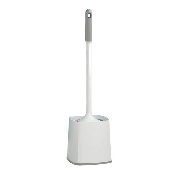 Nkmbld Lightweight Toilet Brush Bathroom Universal Toilet Brush Household Cleaning Brush with Base Toilet Brush, White