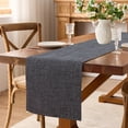 thumbnail image 1 of Nkmbld Linen Long Table Runner, Boho Rustic Solid Decorative Runner Table Cloth Farmhouse Style Kitchen Table Decoration Holiday Party Dinning Decor, 1 of 8