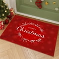 thumbnail image 1 of Nkmbld Merry Christmas Door Mat, Xmas Front Door Welcome Mats, Non-Slip Indoor Entrance Floor Mat, Holiday Winter Home Decoration, Red, 1 of 8