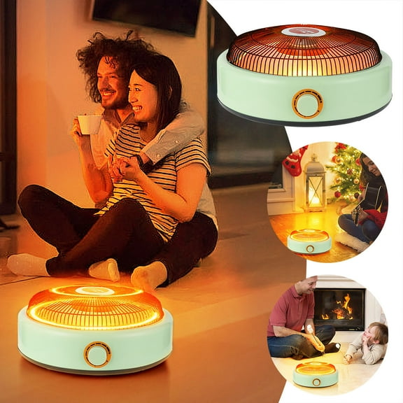 Nkmbld Mini Heater for Office Desk, Warm Fan, Portable Heater Fan for Office with Adjustable Thermostat and Overheat Protection, White