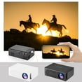 thumbnail image 1 of Nkmbld Mini Portable Projector with 4K Support, Home Theaters Wired Phone Same Screen Playback Supports 1080P Synchronize Smartphone Screen for Home Entertainment, 1 of 9