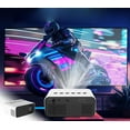 thumbnail image 1 of Nkmbld Mini Portable Projector with 4K Support, Portable Automatic Projector Outdoor/Indoor Movie Projector with WiFi and Bluetooth for Home Theater Upgrade, 1 of 9
